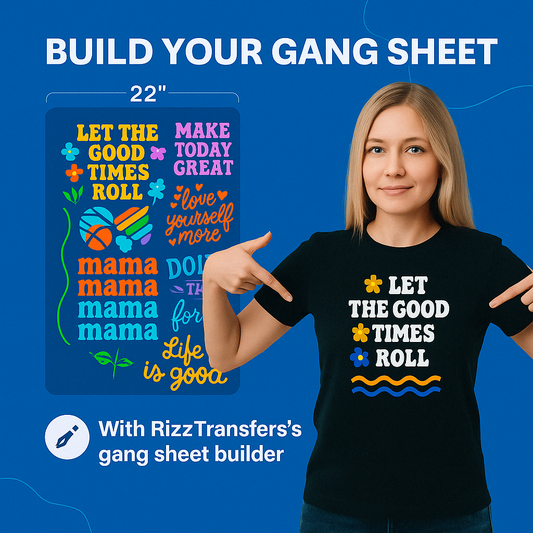 Create  Your DTF Gang Sheet